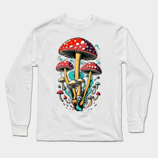 Magic Mushroom - Magic Mushrooms - Shrooms Long Sleeve T-Shirt